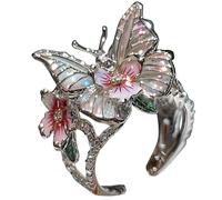 Generisch Ringe Für Freundin Schmetterlingssprache Schmetterling Offenes Ringdesign Sinn für kalten Wind Erweitertes Sinndesign Tabletop Der Ringe Figuren, Einheitsgröße, Alliage d'aluminium, Aucune