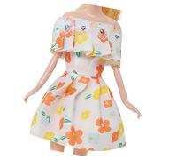 Generisch Robe de poupée tendance, accessoires de mode pour 30 cm, Mibaise | Accessoires à motifs floraux colorés, vêtements, jeux de rôle, jeu d'habillage, créatif