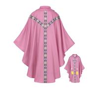 Generisch Robe de prêtre pour l'église catholique | Cape pour père pour cosplay et déguisements pour hommes, prière, église, mariage, fête, mascarade, scène, cosplay