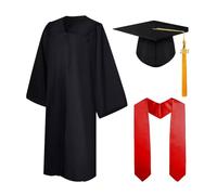 Generisch Robe de remise de diplôme - Costume académique - Costume d'adolescent pour cérémonies du lycée, du collège et de l'université, M, Siehe Beschreibung
