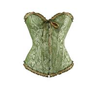 Generisch Robe de soirée pour femme avec corset et body shaper, robe de bal gainante pour la mode de soirée, les galas et les mariages, robe gainante élégante avec effet sculptant le ventre, vert, 7XL