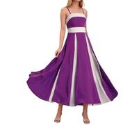 Generisch Robe d'été élégante pour femme, taille haute, design tendance pour les occasions festives, les excursions à la plage décontractées, garde-robe polyvalente pour les femmes exigeantes, Rose, L