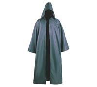 Generisch Robe d'Halloween pour femme Anakin - Cape pour femme - Costume d'Halloween - Pong - Costume de cosplay - Chemise médiévale noire (gris, XXXL)
