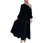 Generisch Robe musulmane élégante pour femme avec col rond pour une féminité moderne et décontractée - Élégance élégante dans une coupe oscillante pour une liberté de mouvement gracieuse - Garde-robe