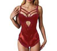 Generisch Robe séduisante pour femme avec motif patchwork en dentelle pour des soirées séduisantes, RD1, M