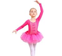 Generisch Robe tutu classique pour les filles comme jupe élégante pour les spectacles de danse, l'entraînement de ballerine, Rose, 2-3 ans