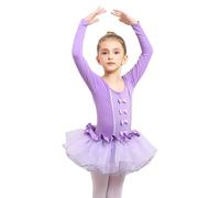 Generisch Robe tutu classique pour les filles comme jupe élégante pour les spectacles de danse, l'entraînement de ballerine, lilas, 2-3 ans