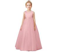 Generisch Robes tendance pour filles 2026 pour toutes les occasions, parfaites pour les fêtes et la vie quotidienne, design élégant et confortable pour les jeunes fashionistas, Rose, 8-9 ans