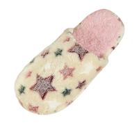 Generisch Rolling Soft Chaussures d'hiver pour femme - En peluche - Garde au chaud - Chaussures plates avec pointe ronde - Cerise - Pour femme, Blanc., 41 EU