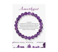 Generisch Rose Aimanté De Bijoux Elastic Beads 8mm Quartz Beads Volcanic Stone Bracelet Bijoux Noir Bracelet Naturelle Anneaux (G, A)