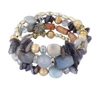 Generisch Rose Couleurs 2 Largeur Anneaux Student Bracelet For Everyday Wear Send Mom Bracelet Bracelet Bracelet Petite Rose Bijoux (Grey, One Size)