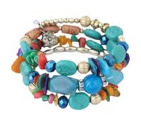 Generisch Rose Couleurs 2 Largeur Anneaux Student Bracelet For Everyday Wear Send Mom Bracelet Bracelet Bracelet Petite Rose Bijoux (BU1, One Size)