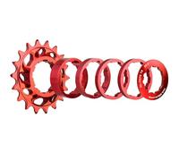 Generisch Roue libre de rechange 18T Single Speed Volant haut Rouge
