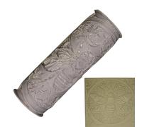 Generisch Rouleau à Carreaux d'argile, Rouleau à Structure d'argile, Motif de modélisation texturé, Fournitures de Bricolage, d'art et d'artisanat avec Motif Oiseau, Outils de poterie pour