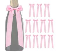 Generisch Rubans décoratifs en tissu, 33 x 8 cm, ornement décalcomanie, satin polyester, présentoir de bureau, porte-cône, embellissement, boîte cadeau, atelier de bricolage, raffinement, banquet de