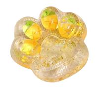 Generisch Rukjmqi Taba Chat mignon et doux - Jeu anti-stress animal pour enfants - Divertissement - Idée cadeau (jaune, 7 x 6,5 x 2 cm)