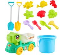 Generisch Sable - Jouets pour les petits | Ensemble de bac à sable de quatorze pièces | Sable pour - Ensemble de jouets - Pour fête du Nouvel An, maison, arrière-cour, jardin, filles,