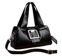 Generisch Sac à bandoulière de grande capacité souple multi-usages pour femme Sac à main Sacs à bandoulière pour femmes Noir (noir, taille unique)