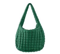 Generisch Sac à bandoulière élégant pour femme comme sac de courses spacieux au design moderne pour une utilisation quotidienne, Vert armée., Taille unique