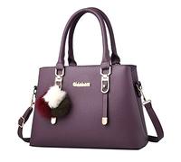 Generisch Sac à bandoulière élégant pour femme Grande capacité Compagnon de mode décontracté pour les femmes soucieuses du style, lilas, Taille unique