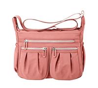 Generisch Sac à bandoulière pour femme, spacieux, multiple, porte-monnaie, tendance, sac de transport avec poches en toile pour femme, PK1., Taille unique