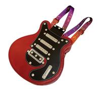 Generisch Sac à bandoulière, sac à bandoulière en forme de guitare - Grand sac à bandoulière avec fermeture éclair - Sac à main polyvalent pour femmes et filles - Carnets de notes - Utilisation