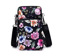 Generisch Sac à bandoulière tendance pour femme comme portefeuille pratique avec fentes pour téléphone portable au design mini messenger, h, Taille unique