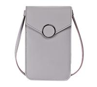 Generisch Sac à bandoulière tendance pour femme en cuir synthétique avec compartiment transparent pour téléphone portable pratique pour une utilisation quotidienne, d, Taille unique