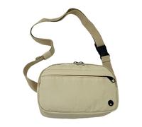 Generisch Sac à bandoulière unisexe avec compartiments spacieux | Sac à bandoulière décontracté, sac banane pour voyage et quotidien, indispensable avec sangle réglable pour femme