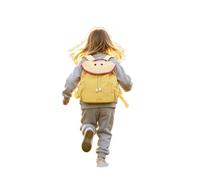 Generisch Sac à dos 2026 avec motif de fruits de dessin animé pour sac à dos de maternelle en forme de fruits, idéal pour les voyages, les activités de plein air, le chemin quotidien scolaire (jaune-1