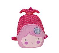 Generisch Sac à dos 2026 pour enfant avec broderie de dessin animé en nylon résistant pour jeunes étudiants, sac de maternelle, élégant et fonctionnel pour le quotidien scolaire (rouge, taille unique)