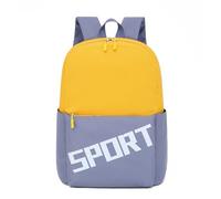 Generisch Sac à dos 2026 pour enfant, robuste, pour l'extérieur, voyage, journée, confortable, design étudiant, imperméable, résistant, pour l'école, les excursions, polyvalent (jaune-A, A)