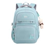 Generisch Sac à dos de grande capacité avec soutien ergonomique de la colonne vertébrale pour un voyage confortable et un trajet quotidien, bleu, Taille unique pour tous, Sac à dos de voyage