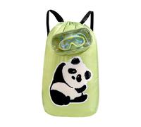 Generisch Sac à dos de natation, sac de sport portable, séparation sèche et humide, design léger, idéal pour la piscine, l'école, la plage, les voyages, 38,1 x 30,5 cm, vert rose, 1 pièce, vert, Siehe