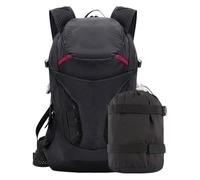 Generisch Sac à dos de trekking, sac à dos pliable de grande capacité, 28 litres, poches étanches pour la randonnée - Pour activités de plein air, familles, hommes, femmes, pêche, randonnée, Noir