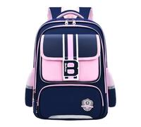 Generisch Sac à dos d'école primaire 2026 de style britannique avec réduction du poids du dos pour une grande capacité - Sac à dos décontracté pour l'extérieur - Imperméable et résistant à l'usure