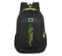Generisch Sac à dos d'école, sac à dos d'étudiant, motif tendance, sac à dos pratique et confortable avec grande capacité pour les élèves du milieu et du lycée, vert, Einheitsgröße, Sac à dos