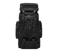 Generisch Sac à dos - Grande capacité 80 litres imperméable | Sac à dos tempête pour homme | Randonnée, chasse, voyage en plein air, alpinisme, trekking, camping de montagne, aventure, Noir , Siehe