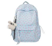 Generisch Sac à dos militaire, sac à dos d'école, sacs à dos pour livres de classe moyenne, sac à dos pour ordinateur portable pour femme, sac à dos maternelle, sac à dos pour fille, bleu, 42*30*14