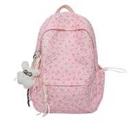 Generisch Sac à dos militaire, sac à dos d'école, sacs à dos pour livres de classe moyenne, sac à dos pour ordinateur portable pour femme, sac à dos maternelle, sac à dos pour fille, Rose, 42*30*14