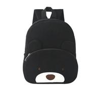 Generisch Sac à dos pour enfant fille Nom brodé individuellement, doux et confortable, facile à laver, pour filles, voyages, travail, maternelle, Noir , taille unique