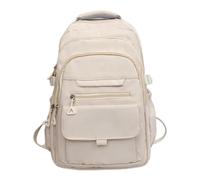 Generisch Sac à dos pour fille, plusieurs compartiments, tendance, soulage la pression, beige, Siehe Beschreibung, Voir description