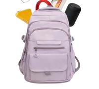 Generisch Sac à dos pour fille, plusieurs compartiments, tendance, soulage la pression, lavande, Siehe Beschreibung, Voir description