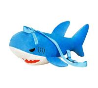 Generisch Sac à dos requin - Sac à dos d'école de dessin animé mignon pour écolier, décoration de maternelle, cartable esthétique pour filles, apprentissage , voyage, transport, bleu, Siehe
