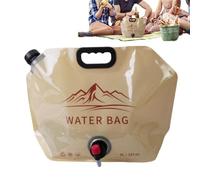 Generisch Sac à eau pour le camping - 8 l réutilisable, pliable, épais - Poche d'hydratation légère de survie - Anti-fuite - Pour randonnée, voyage, kayak