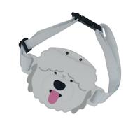 Generisch Sac à friandises de dressage pour chien - Sangle réglable en silicone et fermeture magnétique - Sac banane pour promenade, rangement de nourriture pour chien, aventure en plein air