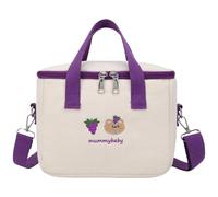 Generisch Sac à langer - Petit sac à langer pour les voyages et les filles, sac de transport mignon | Grand sac de rangement avec compartiment isotherme pour les déplacements, lilas, Voir description