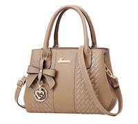 Generisch Sac à main classique européen et américain pour maman d'âge moyen Conte des frères Sacs (Kaki, taille unique)