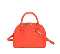 Generisch Sac à main polyvalent couleur unie Double fermeture éclair Sacs à bandoulière Sacs à bandoulière Hommes Grand (orange, taille unique)