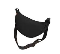 Generisch Sac à main tendance à double usage, sac à bandoulière intégré, toile de coton robuste pour les femmes soucieuses du style, Noir , Taille unique